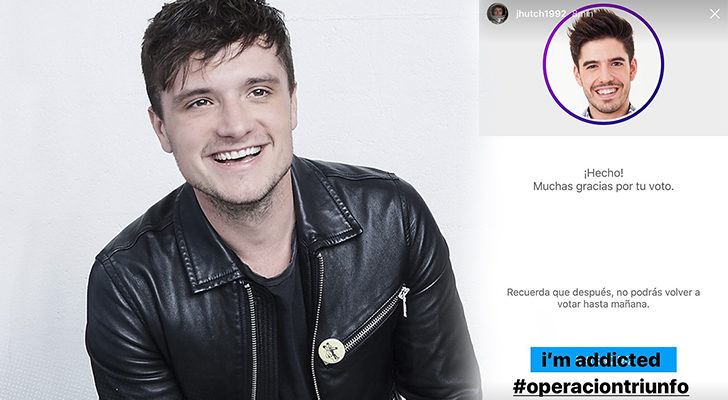 Josh Hutcherson vota para salvar a Roi en 'OT 2017'