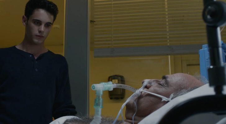 Bruno, en el hospital con Merlí