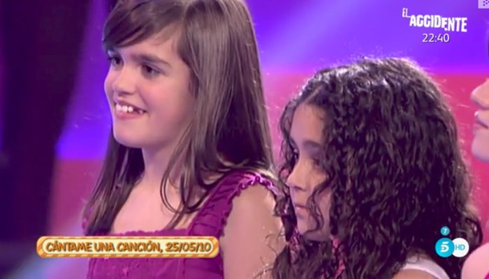 Amaia ('OT 2017'), en 'Cántame una canción' de Telecinco, en 2010