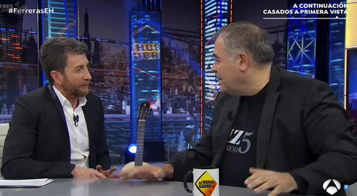 Ferreras y Pablo Motos en 'El hormiguero'