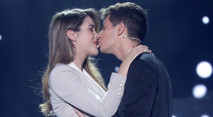 Amaia y Alfred en la eurogala de 'OT 2017'