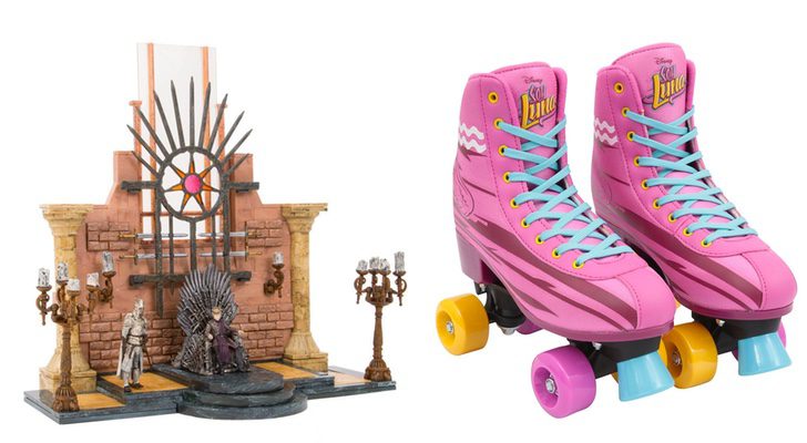 Habitación del Trono de Hierro de 'Juego de Tronos' y Patines de 'Soy Luna'