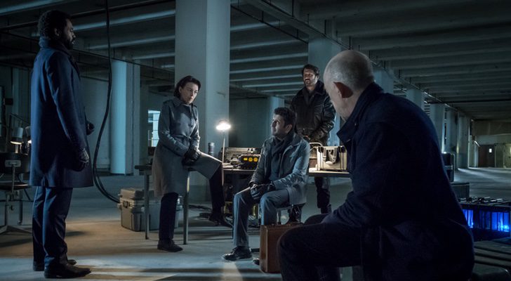 Parte del reparto de &#39;Counterpart&#39;, encabezado por J. K. Simmons y Olivia Williams