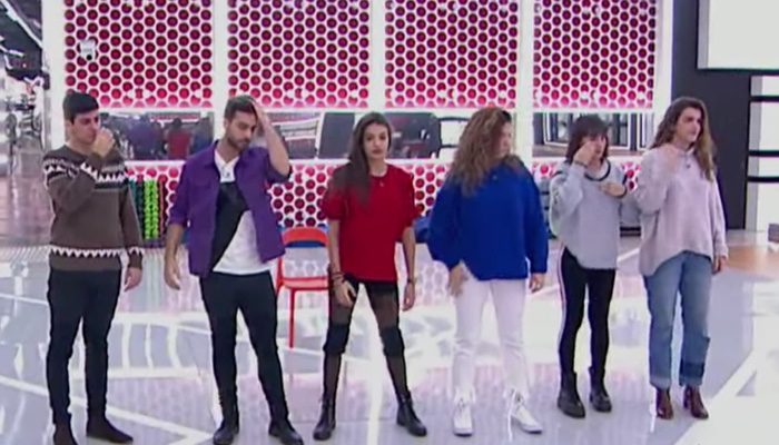 Los concursantes de 'OT 2017' durante la canción grupal