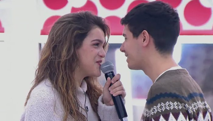 Amaia y Alfren ensayan su dúo para la Gala 12