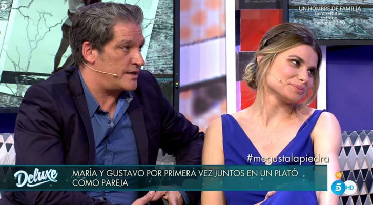 María y Gustavo, juntos en el 'Deluxe'