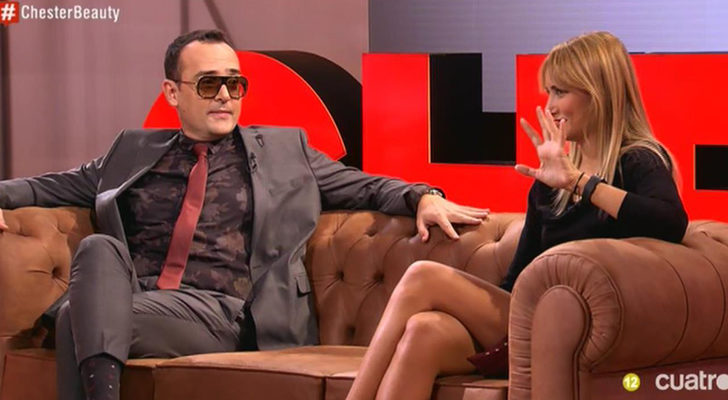 Alba Carrillo junto a Risto Mejide