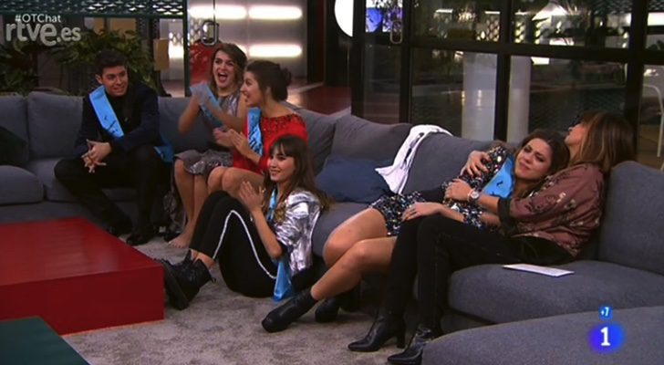 Los finalistas de 'OT 2017' con Noemí Galera en 'El Chat de OT'