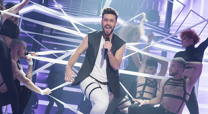 Agoney en la Gala 11 de 'OT 2017'