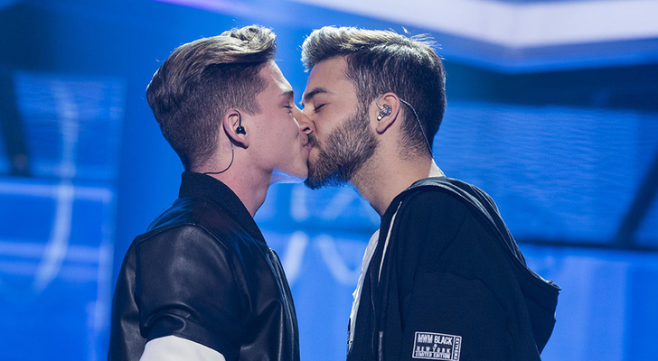 Raoul y Agoney en 'OT 2017'