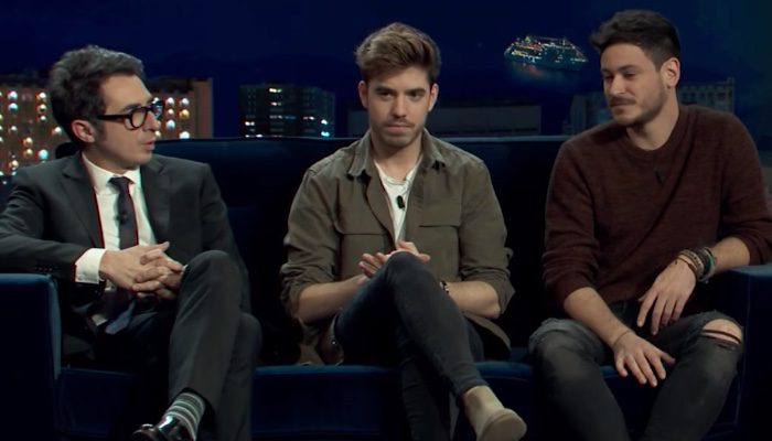 Roi y Cepeda junto a Berto Romero en 'Late Motiv'