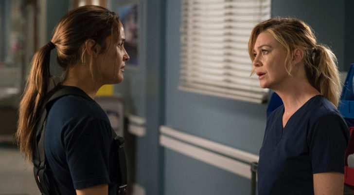 Jaina Lee Ortiz y Ellen Pompeo, juntas en 'Station 19'