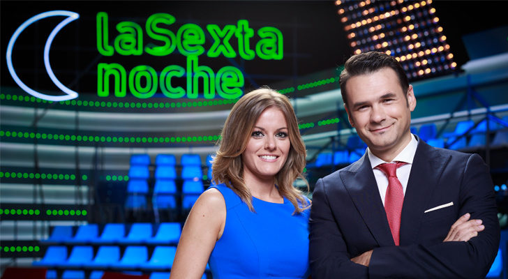 Iñaki López y Andrea Ropero, presentadores de 'laSexta Noche'