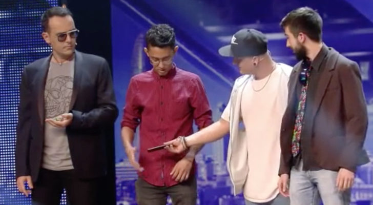 Shado durante su número en &#39;Got Talent&#39;