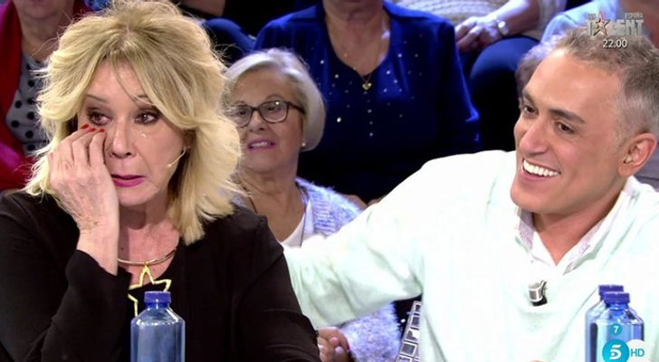 Mila Ximénez, llorando en 'Sálvame'