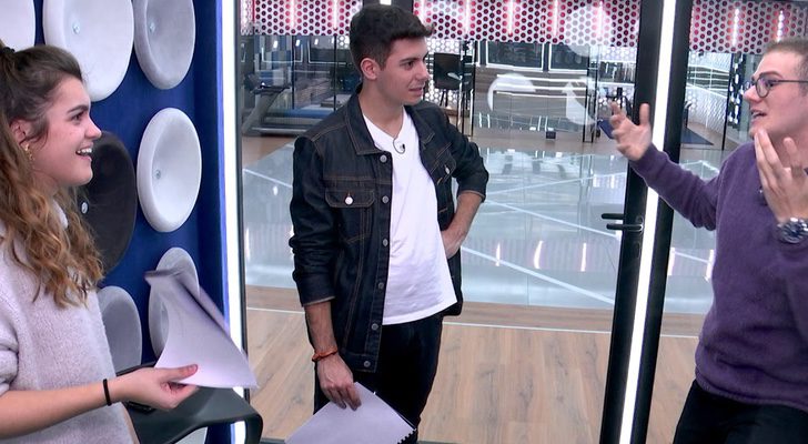 Raúl junto a Amaia y Alfred