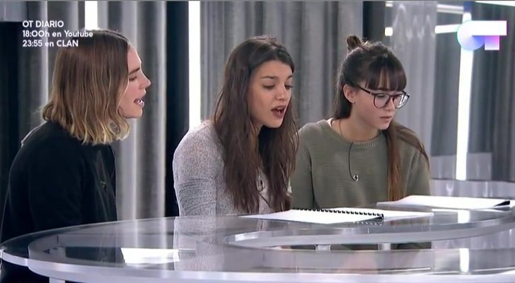 Brisa Fenoy ensayando con Aitana y Ana Guerra en &#39;OT 2017&#39;