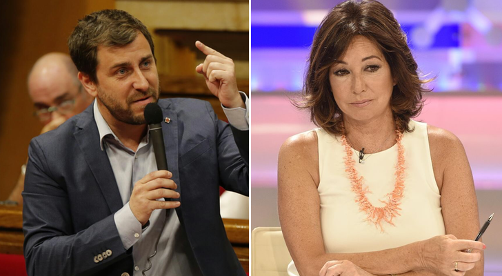 Toni Comín y Ana Rosa Quintana