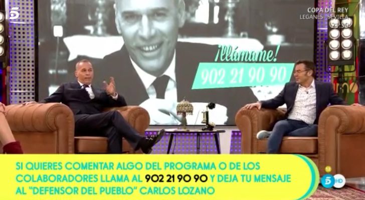 Carlos Lozano en 'Sálvame'
