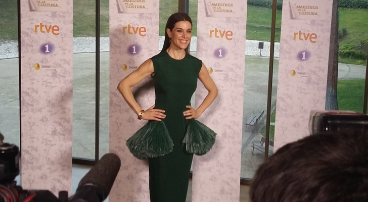 Raquel Sánchez Silva, en la rueda de prensa