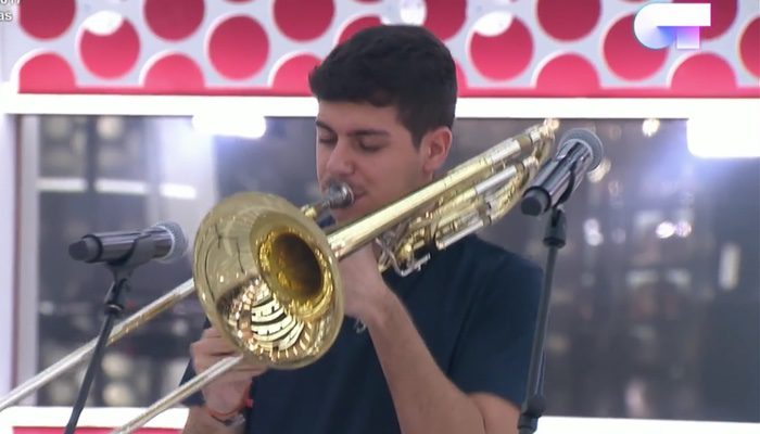 Alfred en el pase de micros de la final de 'OT 2017'