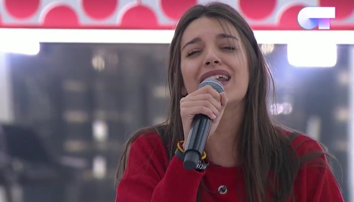 Ana Guerra en el pase de micros de la Gala Final de 'OT 2017'