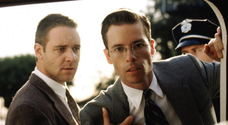 Russell Crowe y Guy Pearce en "L.A. Confidential"