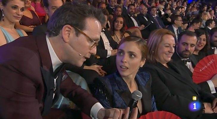Joaquín Reyes y Leticia Dolera en los Premios Goya 2018