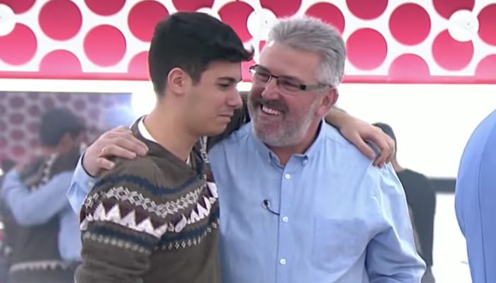 Alfred y el padre de Amaia en la Academia de 'OT 2017'