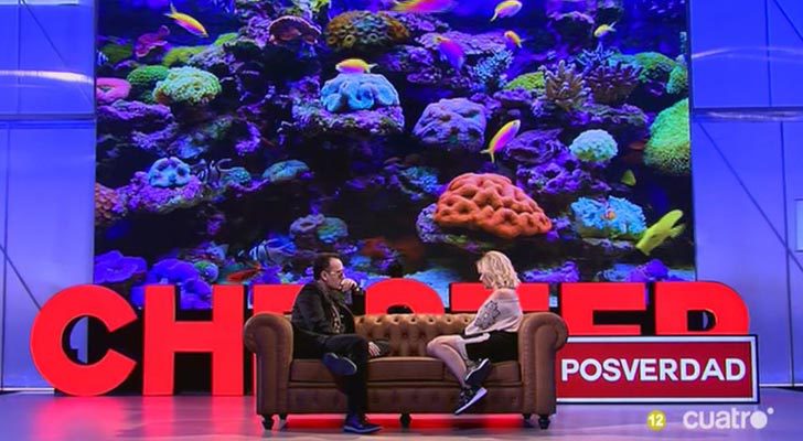 Mila Ximénez junto a Risto Mejide en 'Chester'