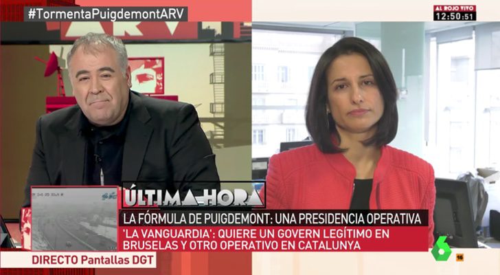 Antonio García Ferreras y Lola García hablan sobre las propuestas para que Puigdemont se convierta en president en 'Al Rojo Vivo'