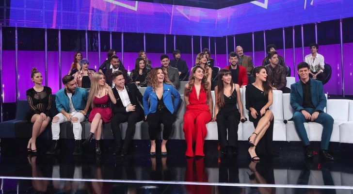 Todos los concursantes de &#39;OT 2017&#39; con los profesores en la Gala Final