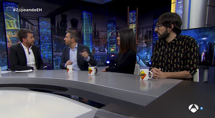 El presentador y colaboradores de 'Zapeando' en 'El hormiguero'