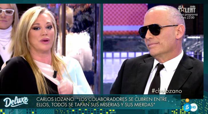Carlos se enfrenta a Belén Esteban en 'Sábado Deluxe'