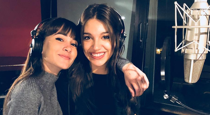 Aitana War grabando &quot;Lo malo&quot; en Universal Music