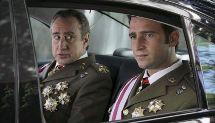 Juanjo Puigcorbé en la serie 'Felipe y Letizia'