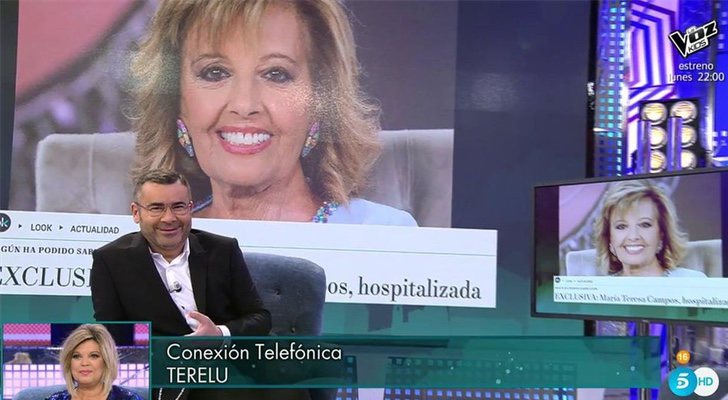 Mª Teresa Campos entra por teléfono en 'Sábado deluxe'