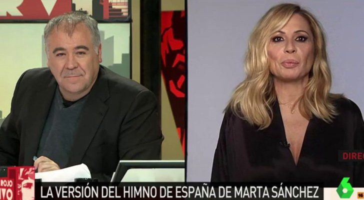 Marta Sánchez en 'Al rojo vivo'