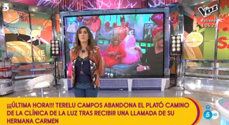 Terelu abandona el plató de 'Sálvame'