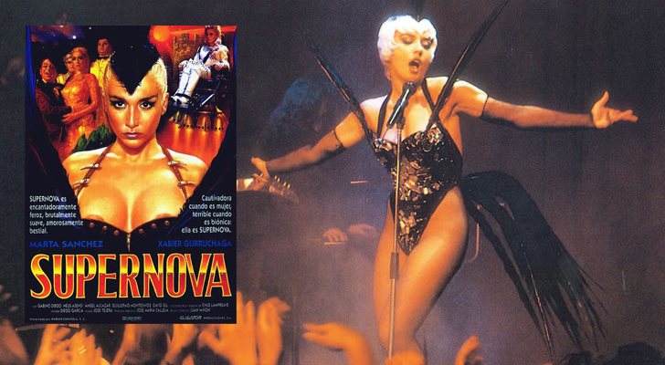 La cantante fue protagonista de la película "Supernova"