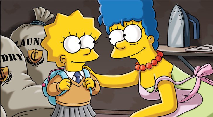 Marge y Lisa en 'Los Simpson'