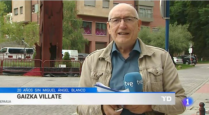 Gaizka Villate en el directo en Ermua