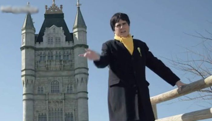 Joaquín Reyes caracterizado de Puigdemont en 'El Intermedio'