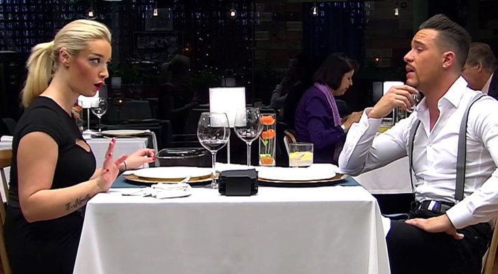 Alicia y Carlos en 'First Dates'