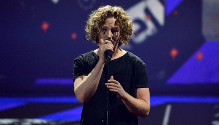Michael Schulte en el escenario de 'Unser Lied für Lissabon'