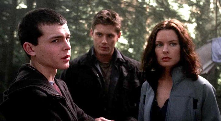 Alden Ehrenreich, Jensen Ackles y Gina Holden en 'Sobrenatural'