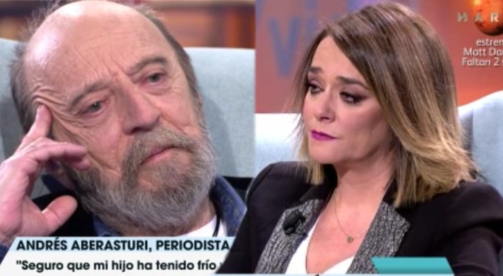 Toñi Moreno rompe a llorar al escuchar a Andrés Aberasturi en 'Viva la vida'