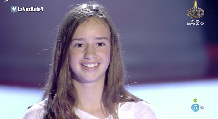 Rosalía, concursante de 'La Voz Kids'