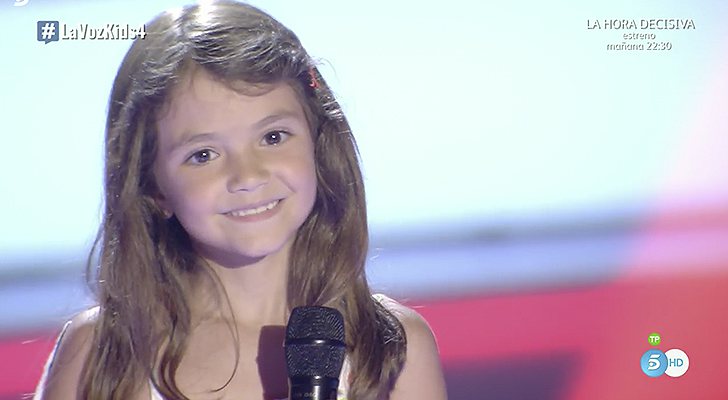 Ainhoa, concursante de 'La Voz Kids'