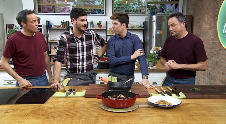 Cepeda y Roi en 'Torres en la cocina'